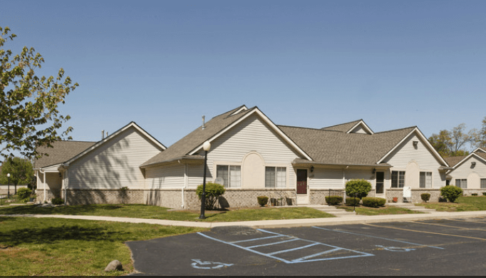 Adams Senior Parking Lot View