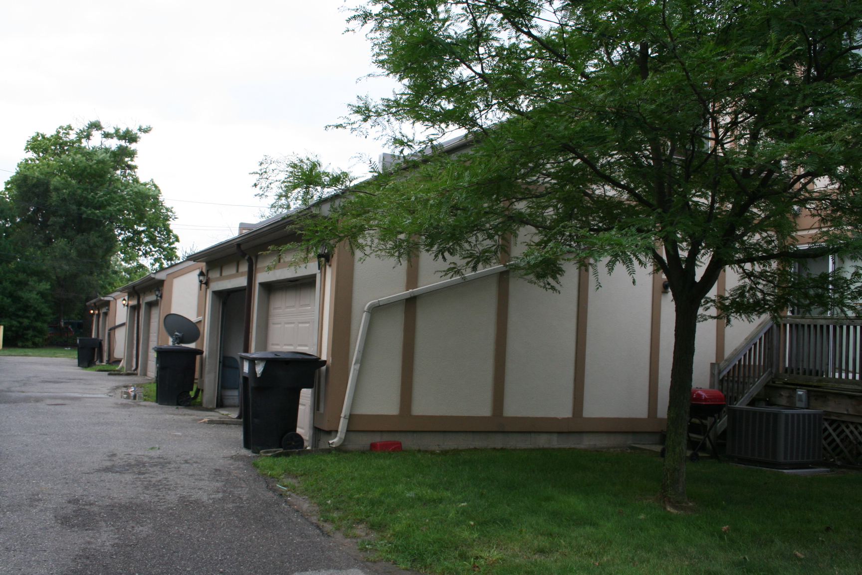 Back of Chapel Hill Townhomes - 8-18