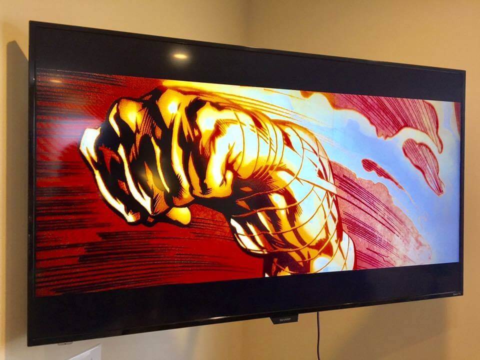 Campus Creek Cottages Big Rapids MI Apartments 50 Inch Roku TV