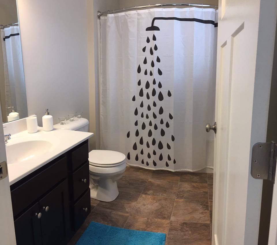 Campus Creek Cottages Big Rapids MI Apartments Bathrooms