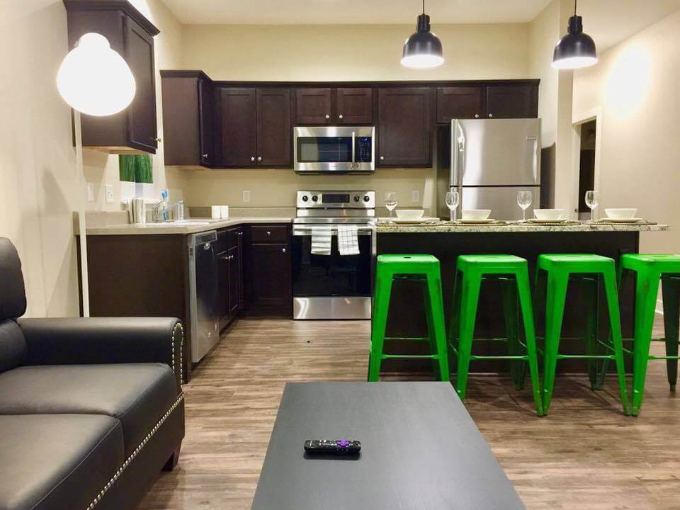 Campus Creek Cottages Big Rapids MI Apartments Open Floor Plans