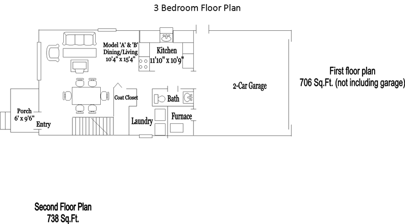 Core City West Village Detroit MI Apartments Floorplan