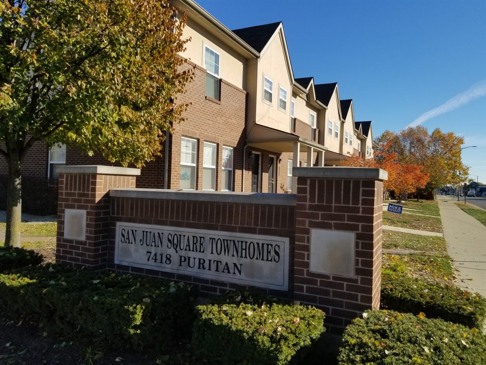 San Juan Square Townhomes Detroit Michigan Low Income Housing Tax Credit Exterior